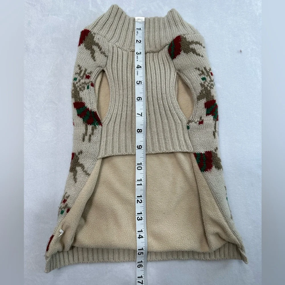 Jingles‎ & Joy Small Dog Reindeer Holiday Christmas Sweater